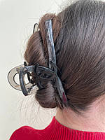 Прозорий краб для волосся Шанель/зручна шпилька для довгого волосся