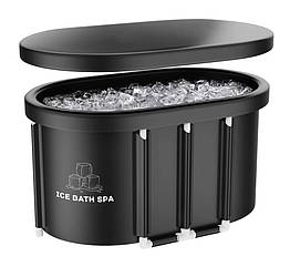 Овальна крижана ванна Ice Bath Spa з кришкою 120x70x70 см