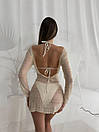 Купальник жіночий (купальник та туніка) - Бежевий, фото 2