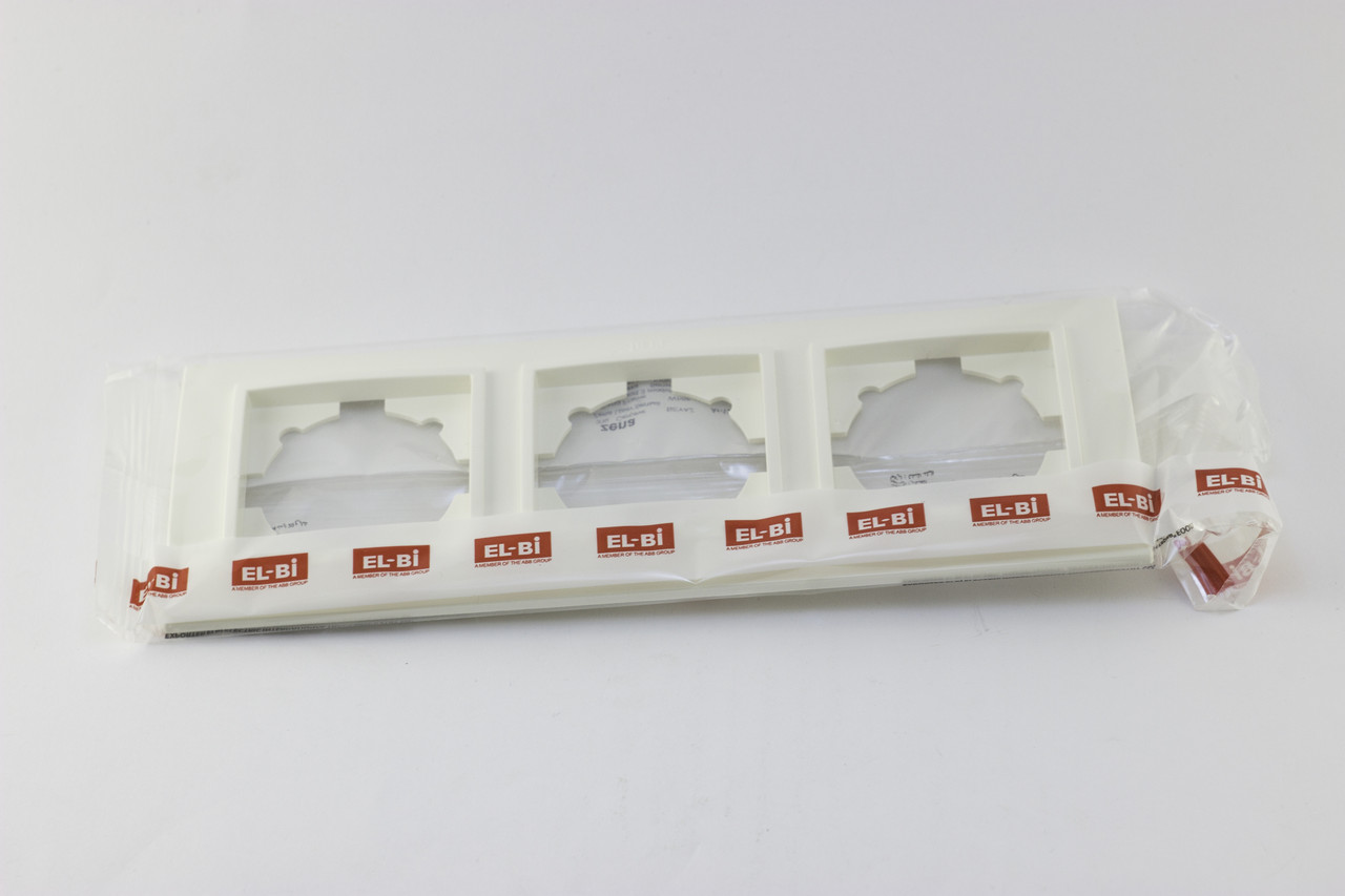 Рамка 3-я EL-BI ZENA Білий, 0265, фото 1