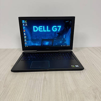 Б/в Ігровий ноутбук Б-клас Dell G7 15 7588 15.6" 1920x1080| i7-8750H| 16GB RAM| 128GB SSD+1000GB HDD| GTX 1060 6GB, фото 1