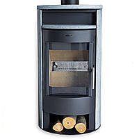 Сталева піч-камін Bella Thalia 6.3 кВт Опалювальна піч Torronto S сталеві печі для опалення будинку