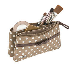 Косметичка жіноча (п'ять відділень +дзеркало) Reed Tiffany (Kufry-Brown) 7880 (Польща) 19*5.5*10 см