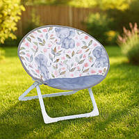 Складаний дитячий стільчик Relaxdays 47x50x48 см, м'яке сидіння, водовідштовхувальне покриття, до 30 кг, для дому та вулиці