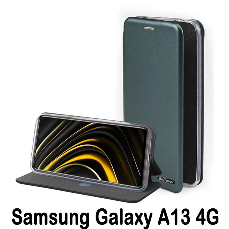Чeхол-книжка BeCover Exclusive для Samsung Galaxy A13 SM-A135 Dark Green (707928), фото 1