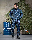 Тактичний костюм синій мультикам міський для охорони ріп-стоп ПП7654 ТМ, фото 2