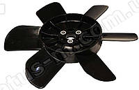 Вентилятор системы охлаждения (крыльчатка) ВАЗ 2101-07 6-ти лопаст. (металл. втулка) (черная) (пр-во г.Херсон)