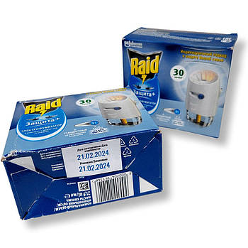 Рейд набір фумігатор+ рідина від комарів 30 ночей