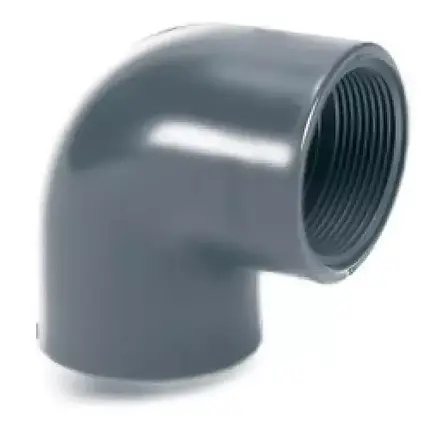 Коліно 90° з вн. різб. з двох сторін PVC — 25х3/4", фото 1