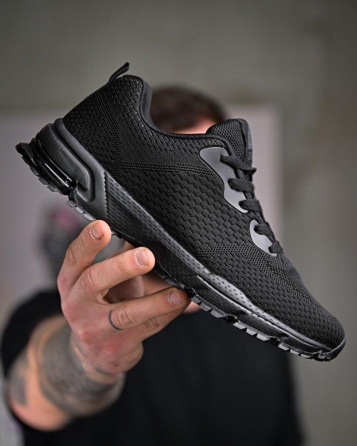 Чоловічі кросівки saturn black ПП7505, фото 1