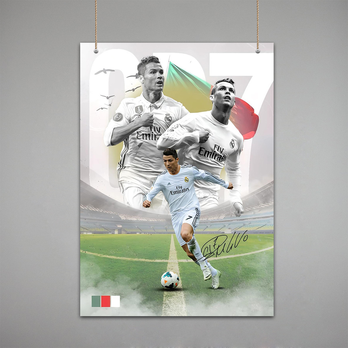Постер Футбол: "Cristiano Ronaldo — Эпоха Real Madrid", фото 1