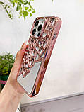 Чохол на телефон Golg Rose з люстерком iPhone 14 pro max, фото 3