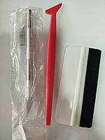 Інструменти для антихрома, для клеєння плівок комплект 3 шт.