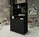 Тумба в кафе, сервант офіціанта, шафа для зберігання посуду, стійка для фуршетів, фото 4