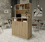 Тумба в кафе, сервант офіціанта, шафа для зберігання посуду, стійка для фуршетів, фото 8