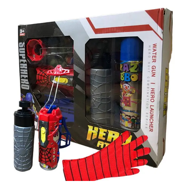 Рукавичка Людина павука + піна для створення павутиння та балон для стрільби водою