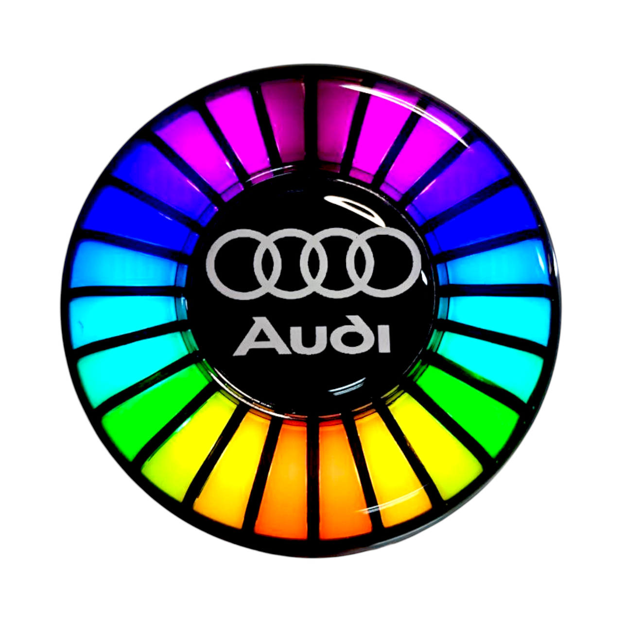 Ароматизатор в авто з еквалайзером Audi, світлодіодне підсвічування в авто