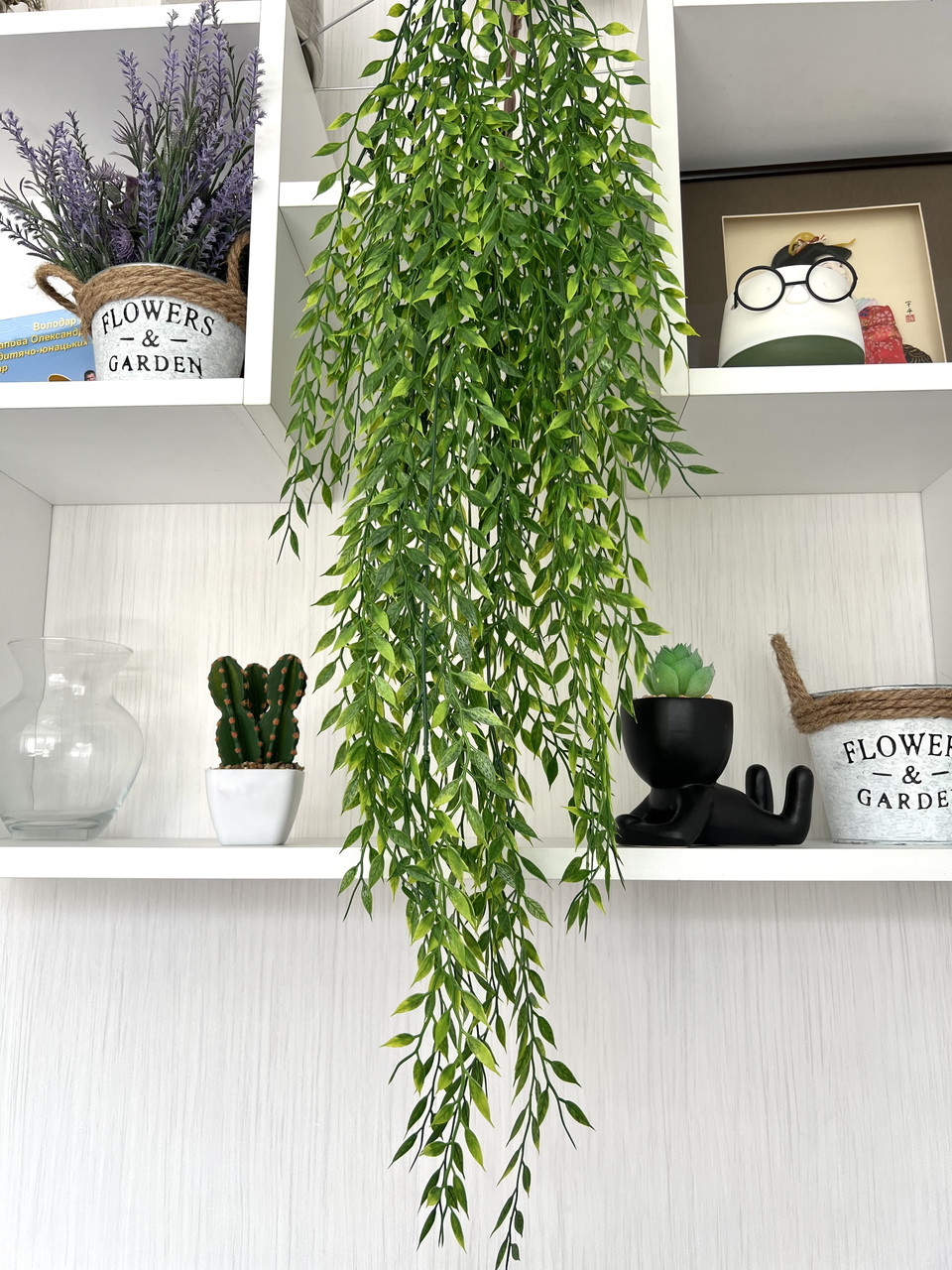 Штучна ампельна зелень. Зелень , що звисає , для декору ( 90 см ), фото 1