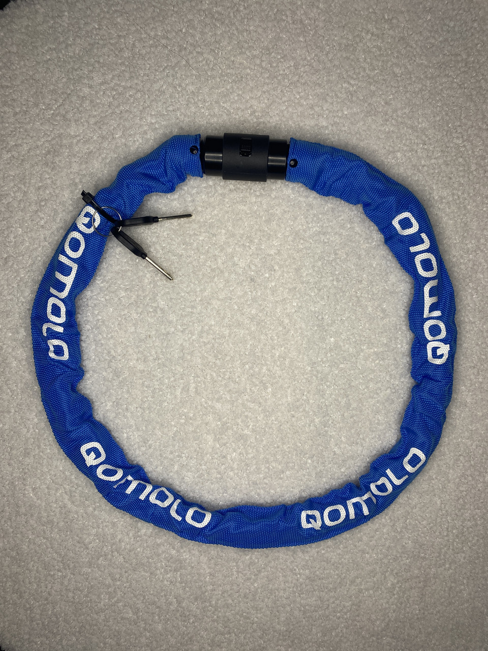 Велозамок Qomolo с ключом 100 см, стальной замок для велосипеда