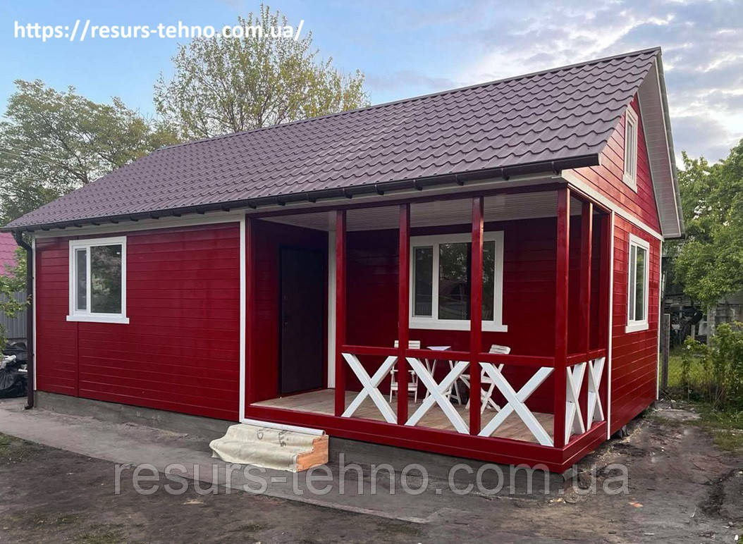 Будинок каркасний 6,0м х 10,0м