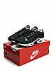 Чоловічі кросівки Nike Air Max Terrascape Plus Black White Green (Чорні) Взуття Найк Аір Макс Плюс сітка шкіра демісезон, фото 8
