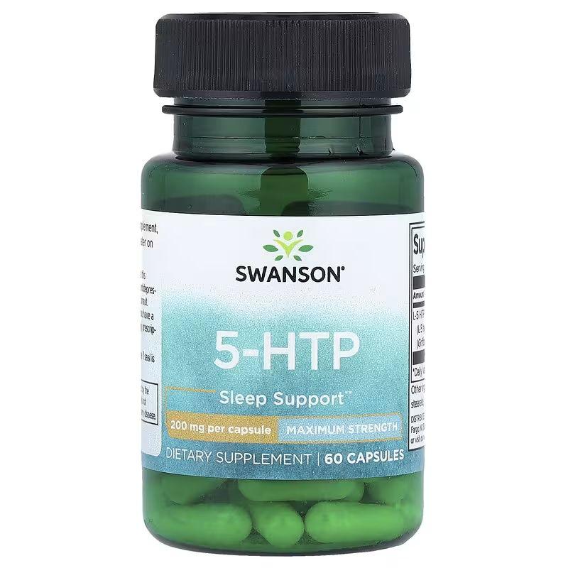 5-HTP Swanson 200 мг капсули 60 капсул