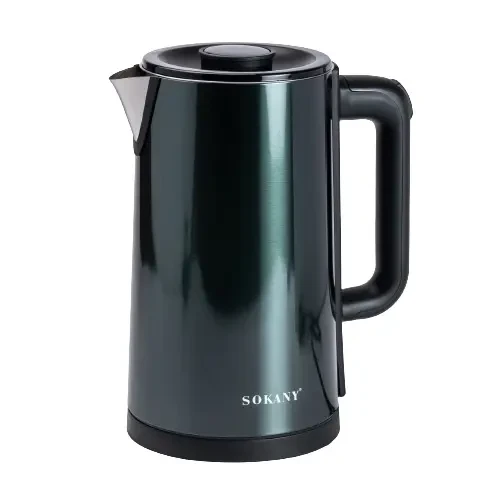 Електрочайник Sokany SK-09018 3 літри Зелений AuraHome