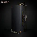 БДСМ-набір LOCKINK All-in-1 BDSM Play Kit - Crocodile Leather, 14 предметів, чорний, натуральна теляча шкіра, фото 10