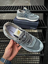 Чоловічі кросівки New Balance 574 Legacy Grey Нью Беланс 574 Легасі сірі замша демісезон, фото 4