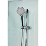 Душовий гідробокс Poli HL 90х90х215 см квадратний на низькому піддоні розсувні двері скло 5 мм, фото 6