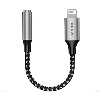 Адаптер Proove Lightning to AUX 3,5мм перехідник для навушників SoundMesh