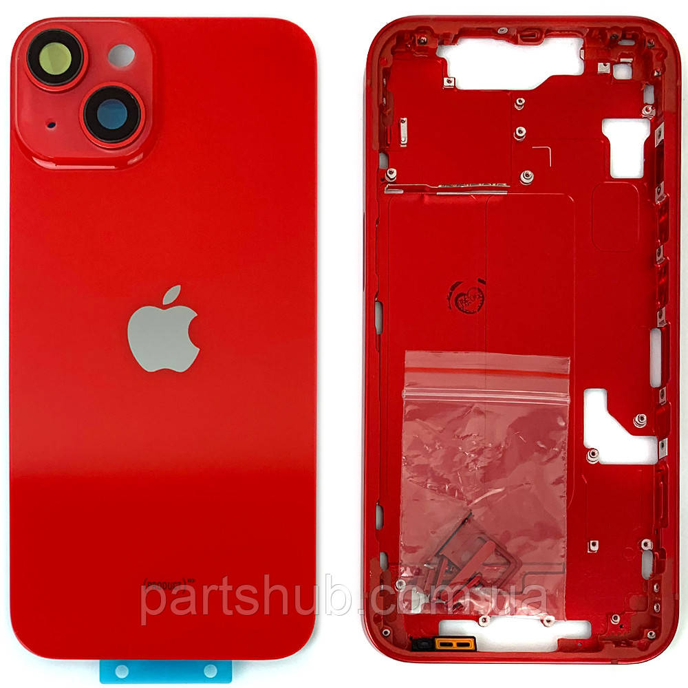 Корпус Apple iPhone 14 (червоний оригінал Китай EU), фото 1
