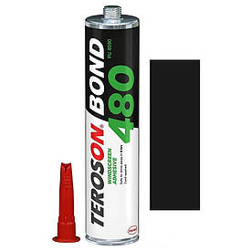 Поліуретановий клей для вклеювання скла чорний Teroson Bond 480 (8590) 310мл