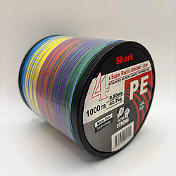 Шнур Shark PE X4 1000 m 0.50 mm/42.7 кг