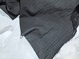 Тканина батист блузочний чорний. № 828, фото 3