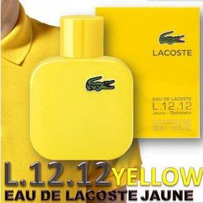 Laсoste Eau De Laсoste L.12.12 Yellow Jaune Optimistic Pour Homme 100 ml, фото 2