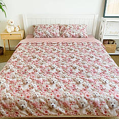 Постільна білизна полуторна 150*220 3D преміум ранфорс (24261)