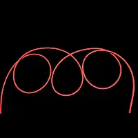 Світлодіодна стрічка NEON 12В PROLUM 6x12 IP68 Червона, Series "GT" PRO, м