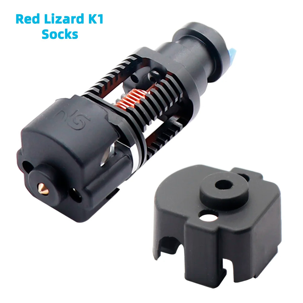 Силіконова «шкарпетка» термозахисна для хотенду Red Lizard K1
