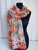 Палантин льон 175 х 75 см.