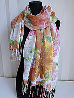 Палантин льон 175 х 75 см.