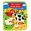 Розвиваюча Фетрова книга для Дітей My First Book Ферма Бізібук Монтессорі, фото 2
