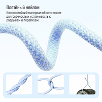 Кабель USB PD Type-C/Lightning ColorWay CW-CBPDCL061-BL 27W 1м синій, фото 9