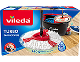 Набір для прибирання Vileda Turbo 2in1 Microfibre (швабра і відро з віджимом), фото 9