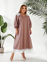 Жіноча сукня батал 1449 56/58, какао