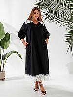 Жіноча сукня батал 1449 56/58, чорне