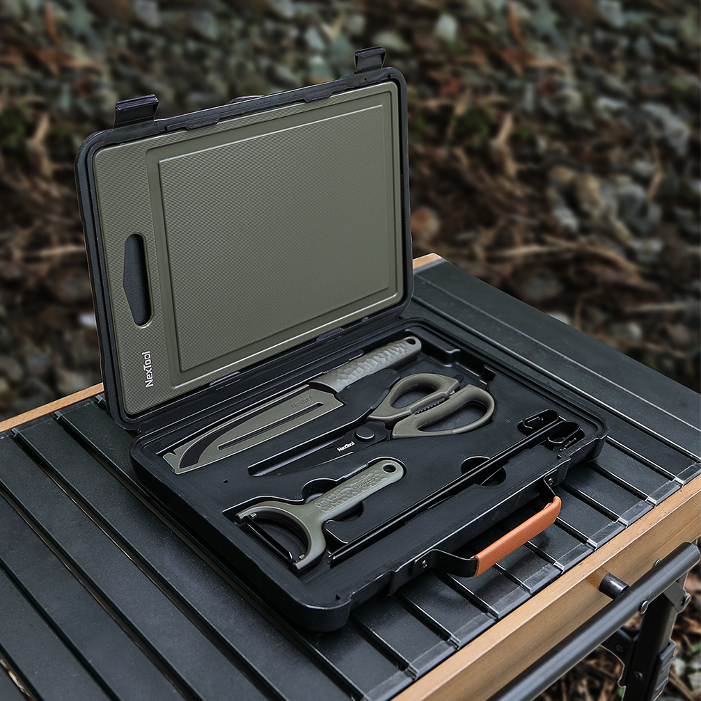 Приладдя для барбекю NexTool Barbecue Tool Set NE20261 набір в компактному кейсі 5-в-1