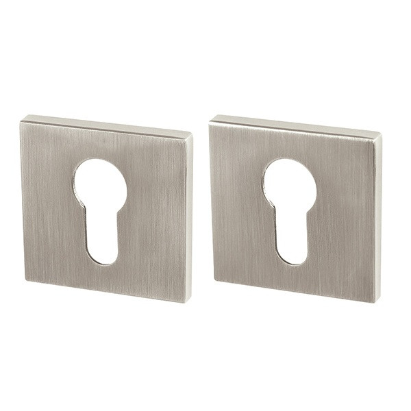 Накладка під циліндр Armadillo ET USS SN-3 Матовий нікель, фото 1