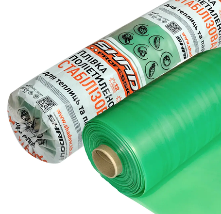 Плівка УФ стабілізована 24 місяці зелена 3 метри та 6 метрів у розвороті