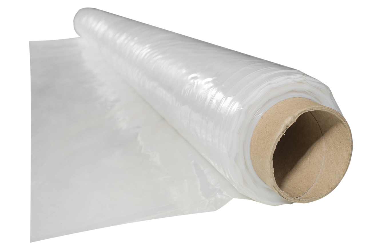 Плівка біла 30 мкм (3м*100 м.) прозора, поліетиленова, фото 1